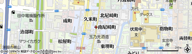 京都府京都市伏見区大宮町周辺の地図