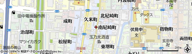 京都府京都市伏見区大宮町周辺の地図