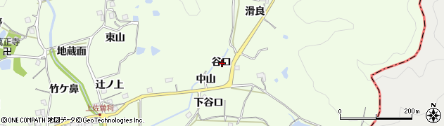 兵庫県宝塚市上佐曽利谷口周辺の地図