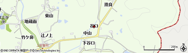 兵庫県宝塚市上佐曽利（谷口）周辺の地図