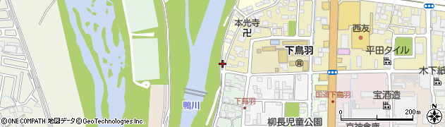 京都府京都市伏見区下鳥羽南町前町周辺の地図