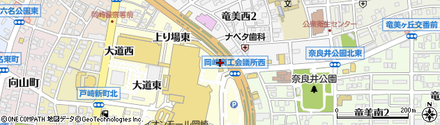 愛知県岡崎市戸崎町（ばら山）周辺の地図