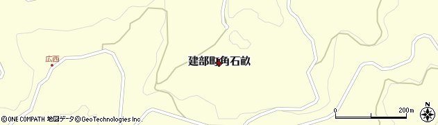 岡山県岡山市北区建部町角石畝周辺の地図