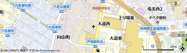 朝日生命保険相互会社　新岡崎営業所周辺の地図