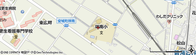 愛知県安城市安城町庚申11周辺の地図
