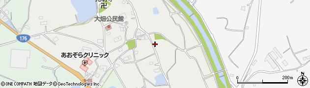 兵庫県三田市大畑周辺の地図