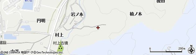 愛知県岡崎市丸山町（楠ノ木）周辺の地図