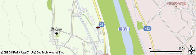 兵庫県たつの市新宮町吉島702周辺の地図