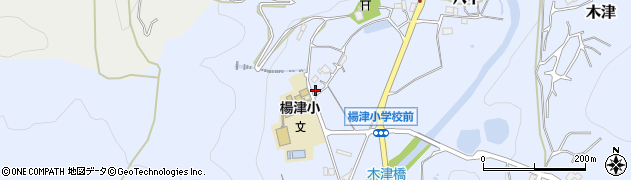 兵庫県猪名川町（川辺郡）木津（茶垣内）周辺の地図