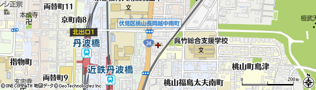 京都府京都市伏見区桃山福島太夫西町周辺の地図