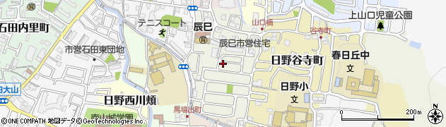 京都府京都市伏見区醍醐外山街道町周辺の地図