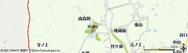 兵庫県宝塚市上佐曽利（真ノ本）周辺の地図
