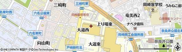 イオンシネマ岡崎店周辺の地図