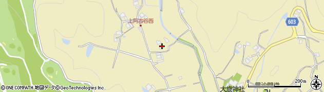 兵庫県猪名川町（川辺郡）上阿古谷（清水垣内）周辺の地図