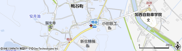 兵庫県加西市鴨谷町655周辺の地図