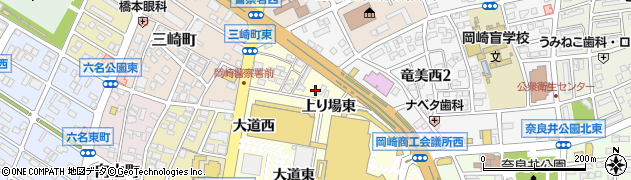 愛知県岡崎市戸崎町（上り場東）周辺の地図