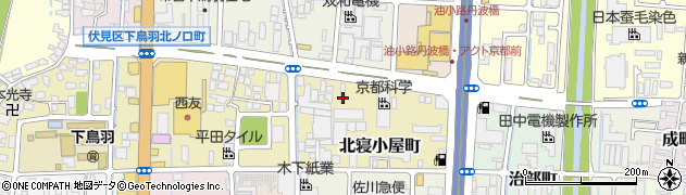 テクニカル京都周辺の地図