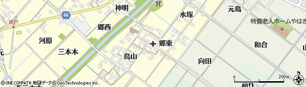 愛知県岡崎市島坂町鳥山46周辺の地図