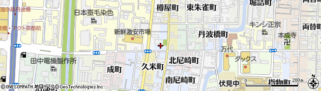 京都府京都市伏見区東大黒町周辺の地図