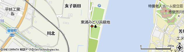 愛知県東浦町（知多郡）藤江（みどり浜）周辺の地図