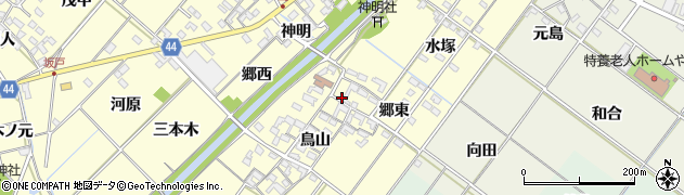 愛知県岡崎市島坂町鳥山39周辺の地図
