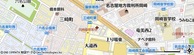 愛知県岡崎市戸崎町（上り場西）周辺の地図
