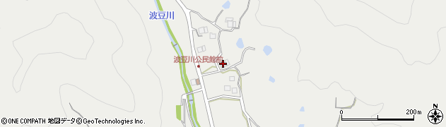 兵庫県三田市波豆川917周辺の地図