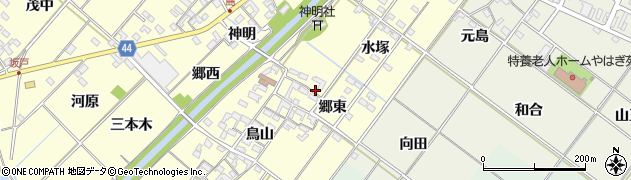 愛知県岡崎市島坂町鳥山48周辺の地図