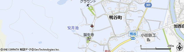 兵庫県加西市鴨谷町1013周辺の地図