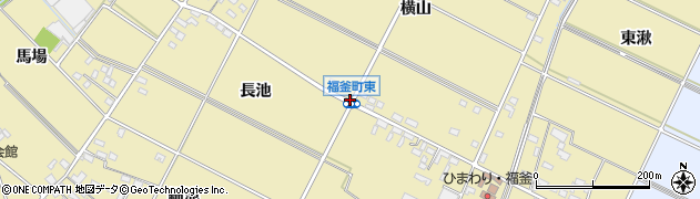 福釜町東周辺の地図