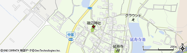 磯辺神社周辺の地図