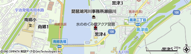 水のめぐみ館アクア琵琶周辺の地図