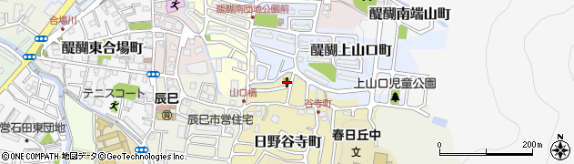 谷寺公園周辺の地図