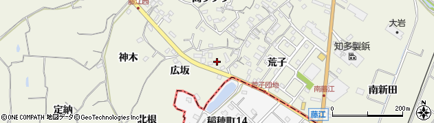 愛知県知多郡東浦町藤江広坂26周辺の地図