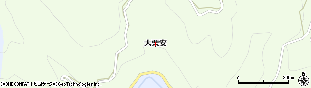 静岡県浜松市天竜区大栗安周辺の地図