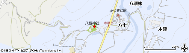 兵庫県猪名川町（川辺郡）木津（寺垣内）周辺の地図