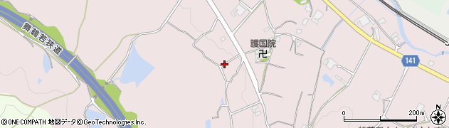 兵庫県三田市下相野周辺の地図