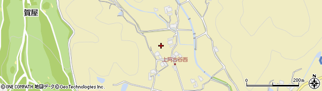兵庫県猪名川町（川辺郡）上阿古谷（堂ノ下）周辺の地図