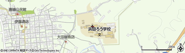 島根県立浜田養護学校周辺の地図