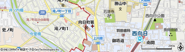タツムラ向日町周辺の地図