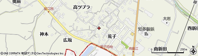 愛知県知多郡東浦町藤江荒子87周辺の地図