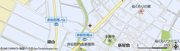 愛知県安城市赤松町新屋敷260周辺の地図