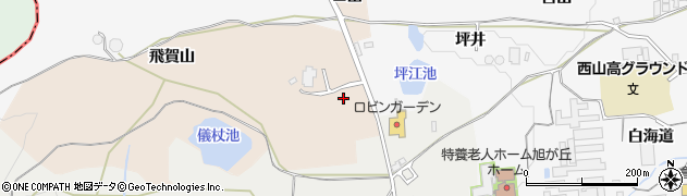 京都府長岡京市今里（飛賀山）周辺の地図