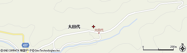 愛知県新城市作手田代（桜ケ入）周辺の地図