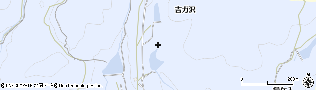 愛知県岡崎市小美町（吉ガ沢）周辺の地図