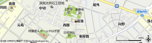 愛知県岡崎市上佐々木町梅ノ木32周辺の地図