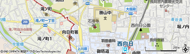 石塔寺周辺の地図