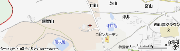京都府長岡京市今里回向場周辺の地図
