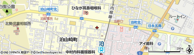 ファミリーマート四日市泊山崎店周辺の地図