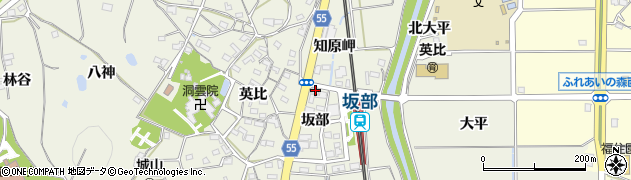 愛知県知多郡阿久比町卯坂坂部1周辺の地図